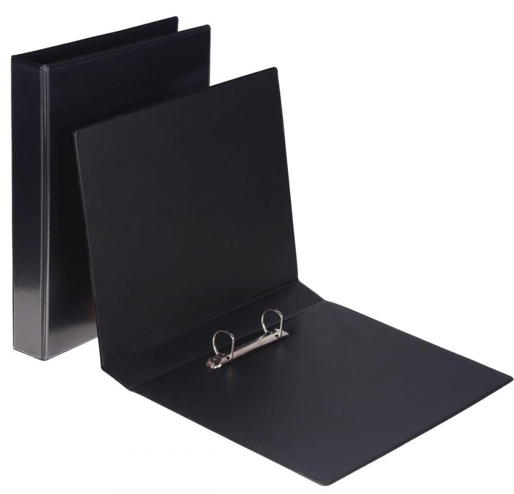 Leitz A4 Size, R50 Black Marbled 2-Ring Binder, 2