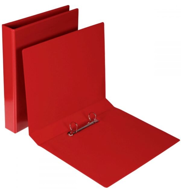 02376551 A4 Presentation 2 Ring Binder Red 25mm