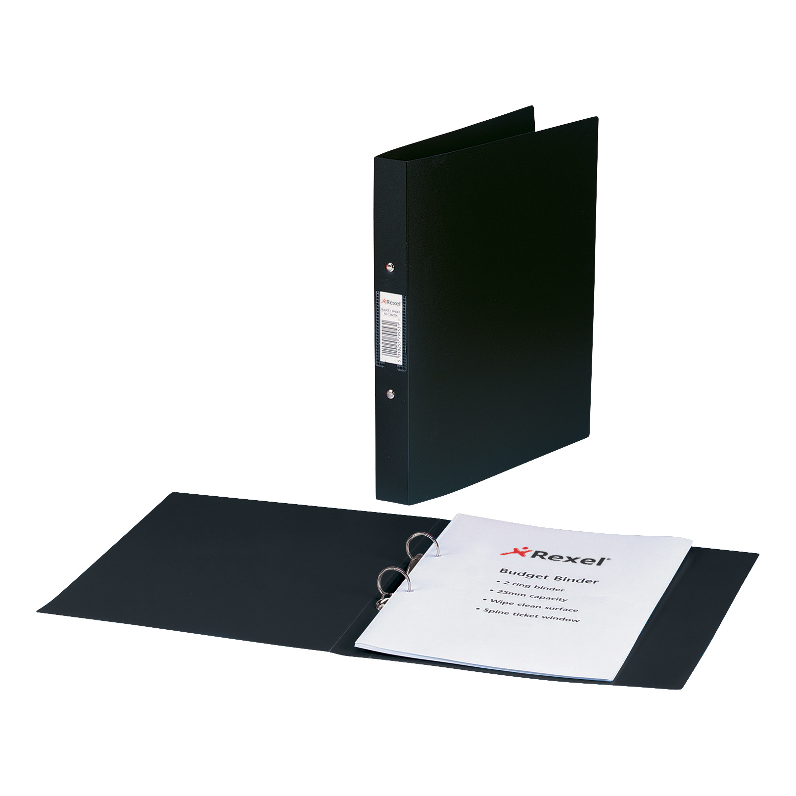 13422BK A4 Soft Cover Ring Binder Black – All Office Limited