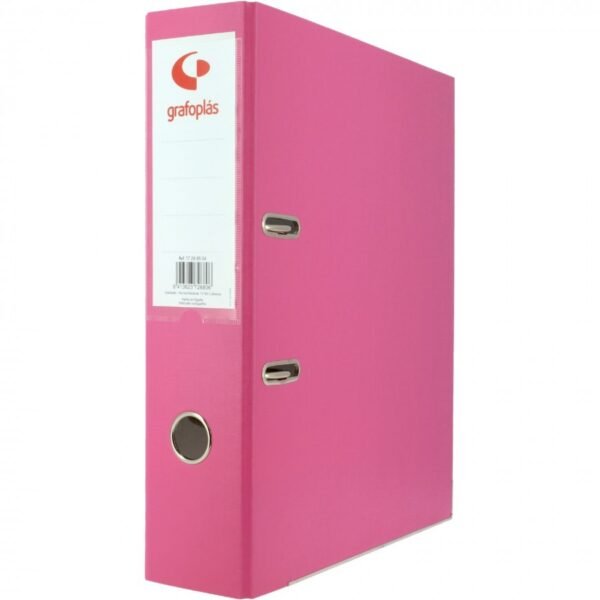 17269554   A4 Pink Lever Arch File 65mm
