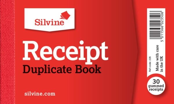 228   Duplicate Receipt Book 2.5 x 4
