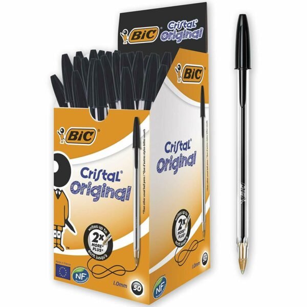 BC0301   Bic Cristal Medium Pen Black