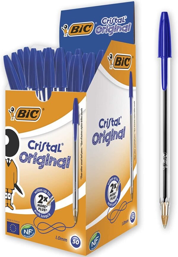 BC0302   Bic Cristal Medium Pen Blue