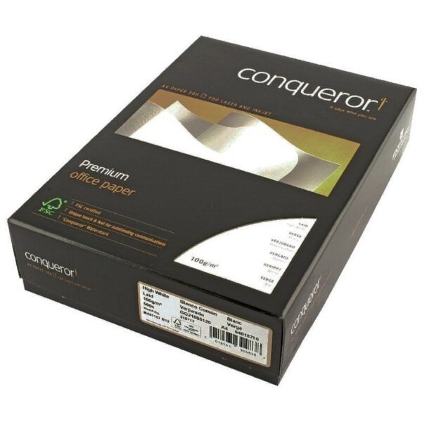 GQ21005120   A4 Conqueror Paper High White Laid