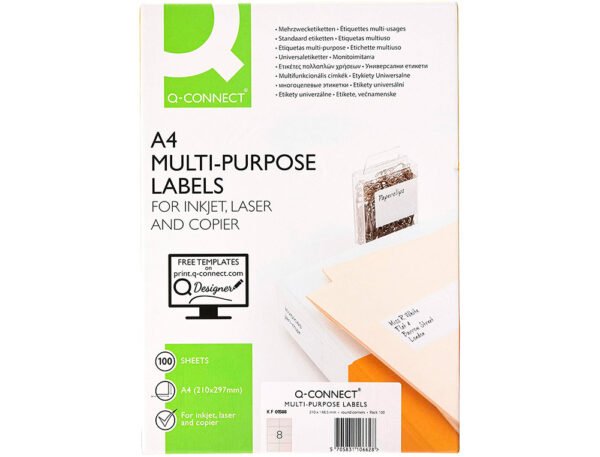 KF01588   Labels (8) Q Connect