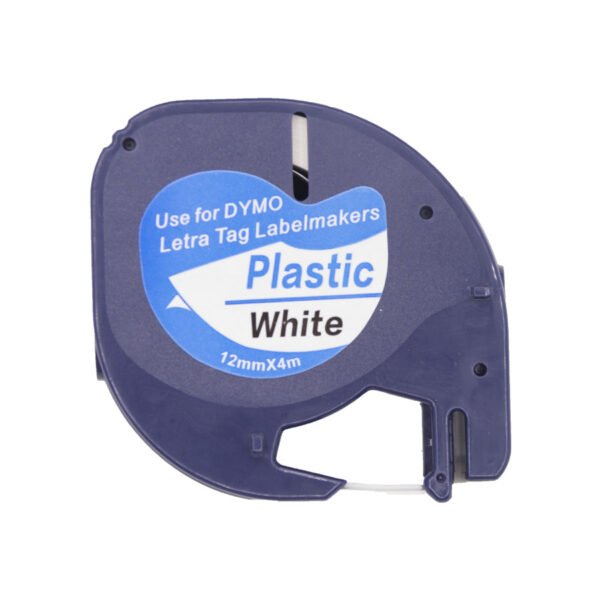 91201   Letratag Dymo Tape White